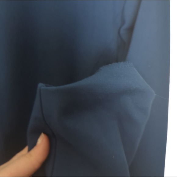 Lane Bryant Peacock Blue Moto Blazer Jacket Size 28 4X - Picture 7 of 7